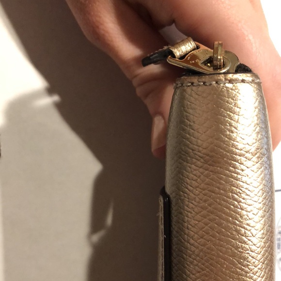 Coach metallic leather wallet - Picture 5 of 6